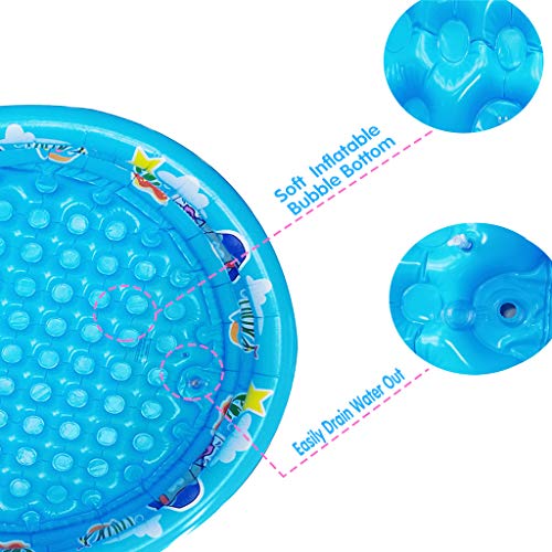 Big Summer Inflatable 3 Ring Baby Pool Big Summer Inflatable 3 Ring Baby Pool